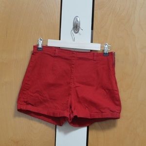 Forever 21 Red Shorts
